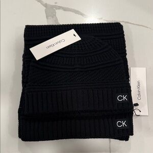 Calvin Klein Classic Black Knit Set